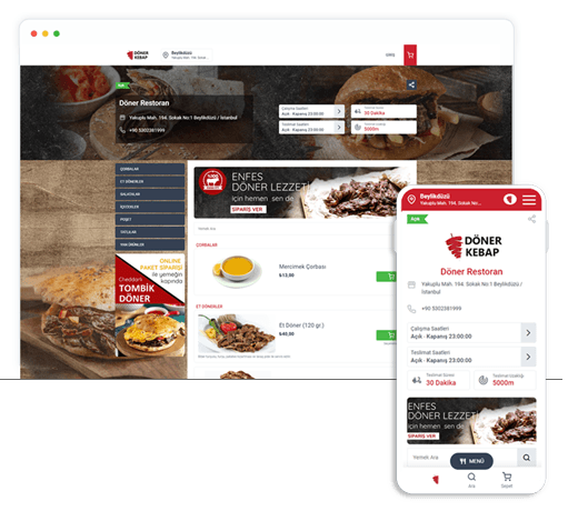 Online Yemek Sipariş Sistemi