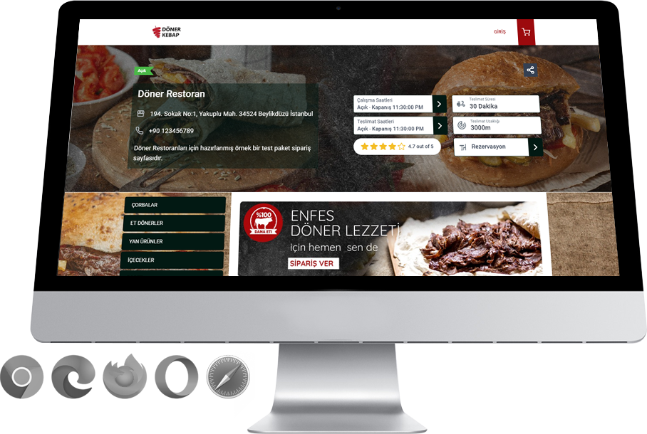 Komisyonsuz Restoran Sipariş Sistemi