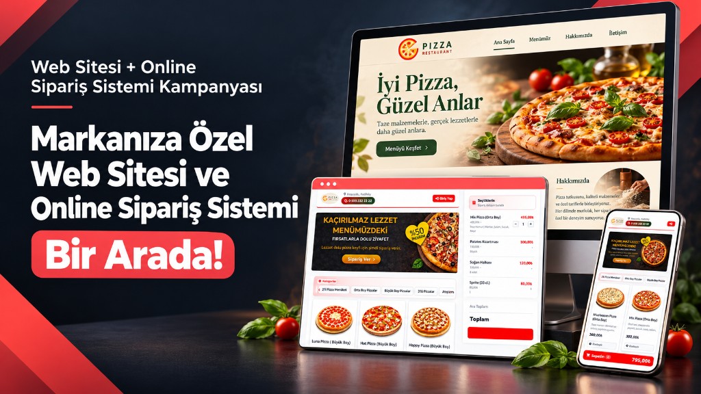 Restoran web sitesi ve online sipariş