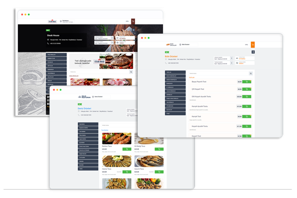 Online Yemek Sipariş Sistemi - Web