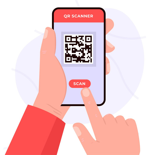 Beispiel für einen Google-Bewertungs-QR-Code