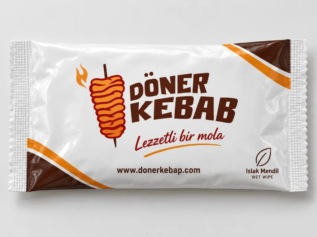 Baskılı ıslak mendil