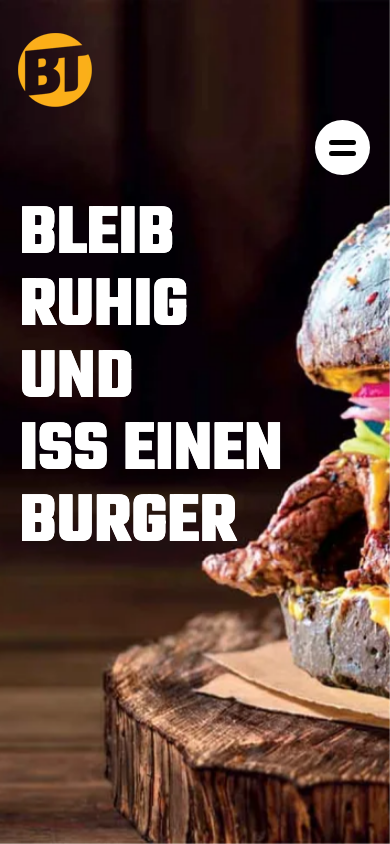 Burger Turm mobile restaurant website
