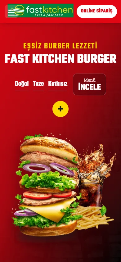 Fast Kitchen mobile restaurant website