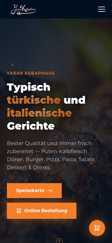 Yarar Kebaphaus mobile restaurant website