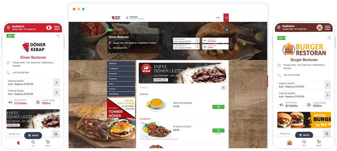 white label online yemek sipariş sistemi